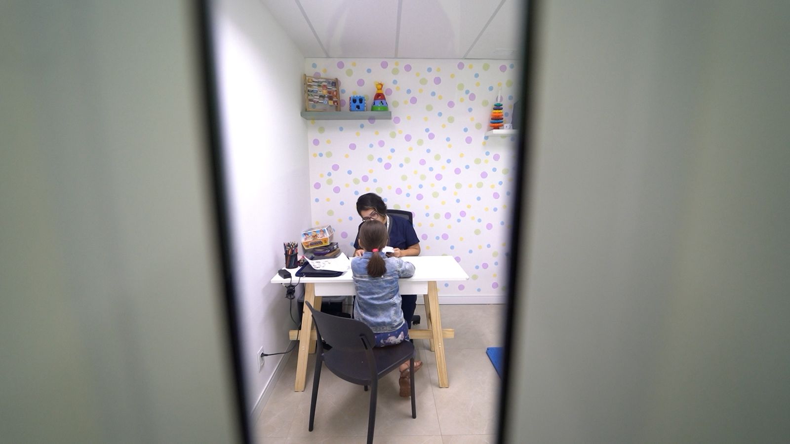 Espaço lúdico na unidade Quintino Bocaiúva