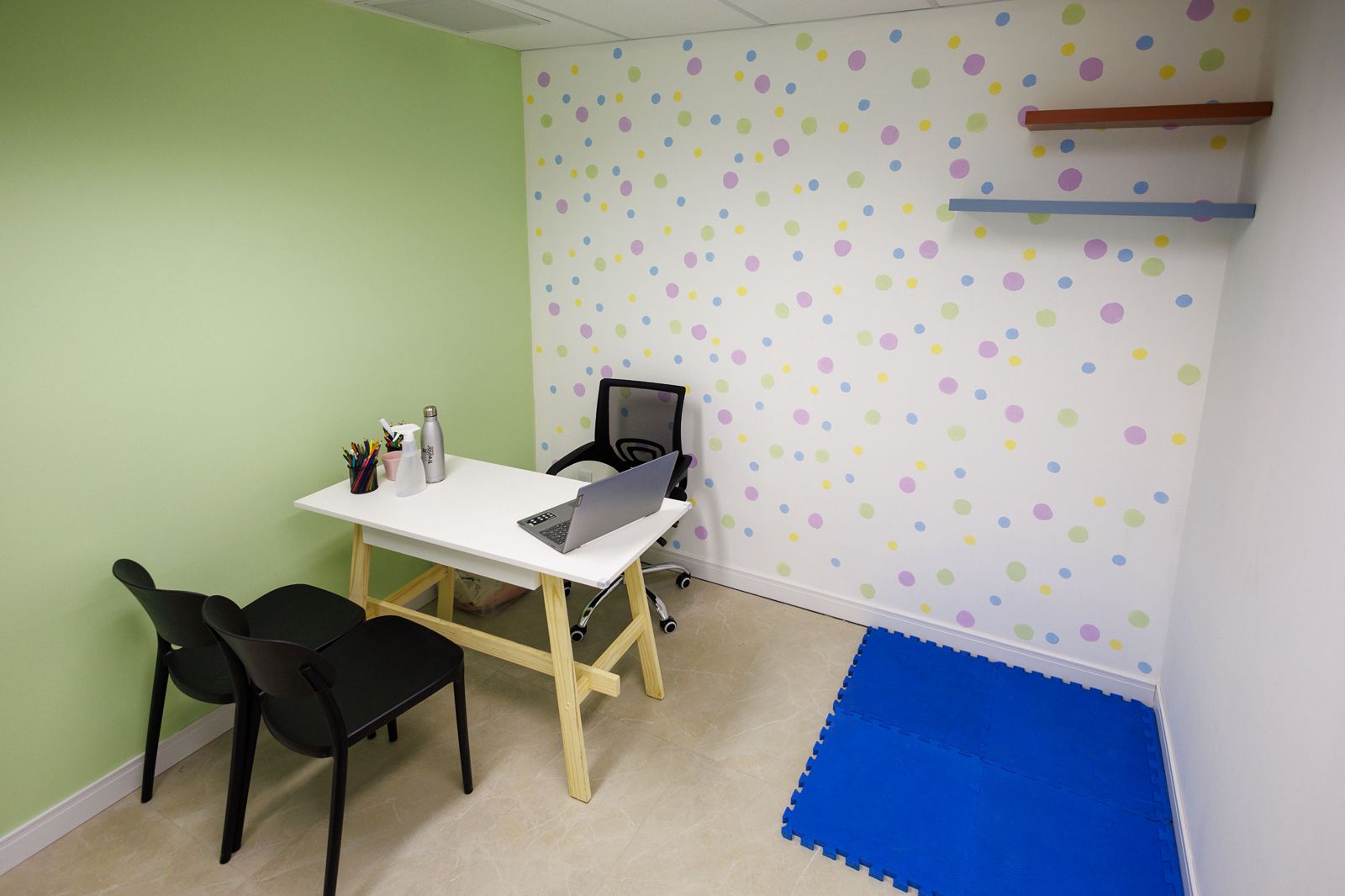 Sala de atividades na unidade Quintino Bocaiúva