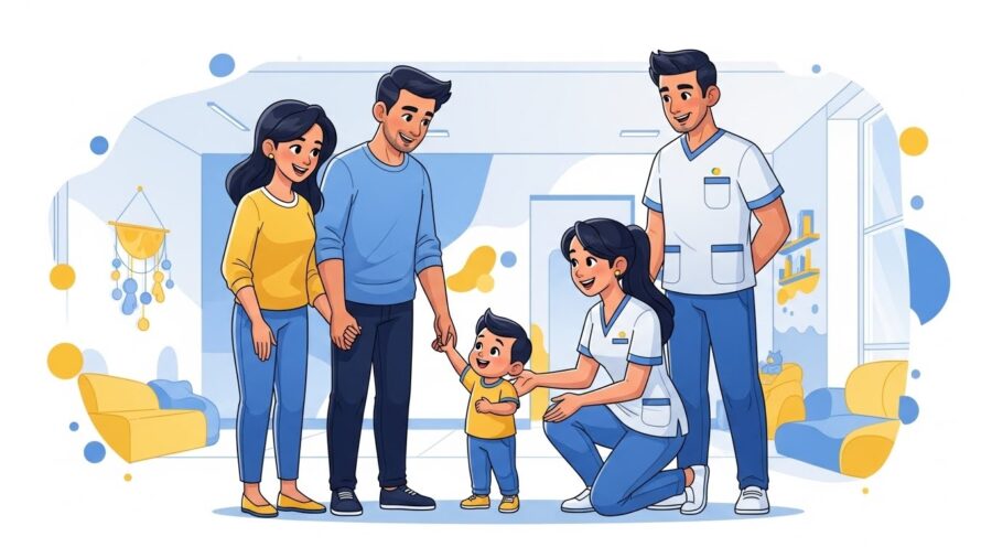 apoio à família de crianças com TEA